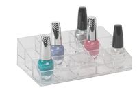Nagellack-Organizer mit 15 Fächern - Transparent
