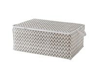 Ikat Beige Bettdecken-Aufbewahrungstasche