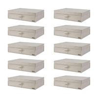 Set mit 10 Compactor 2.0 Vakuum Aufbewahrungs-Truhen - XXL