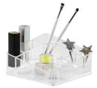 Quadratischer Make-up- und Schmuck-Organizer - Transparent