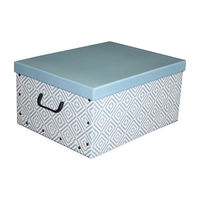 "Nordic" Karton-Aufbewahrungsbox - Blau