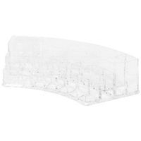Kurviger Make-Up Organizer mit Multi-Abteilen - Transparent