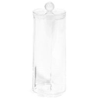 Wattepad-Spender mit Deckel - Transparent