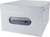 "Smart" PVC Aufbewahrungsbox - Weiß L