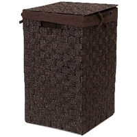 "Stan" Quadratischer Wäschekorb - Braun
