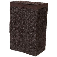 "Stan" Rechteckiger Wäschekorb - Braun