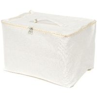 "Flex" Aufbewahrungstasche mit Reißverschluß - Cremefarben