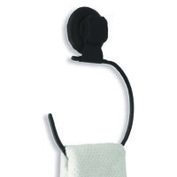 "Bestlock Black" Saugnapf Handtuchring für die Montage an der Wand