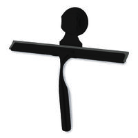 "Bestlock Black" Saugnapf Halter für Dusch/Fensterrakel für die Montage an der Wand