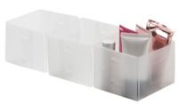 Set 3 "Optimo" Schubladen-Organizer - Transparent