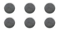 Set mit 6 Magneten für Aufbewahrung