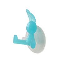 "Lustiges Kaninchen" Selbsthaftender Haken - Türkis