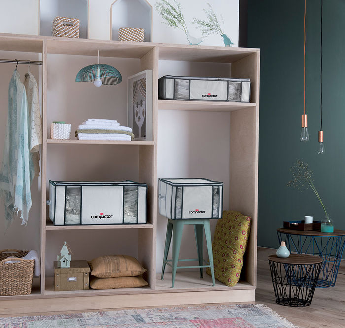 Set von 3 Compactor Life Unterbett Vakuum Aufbewahrungs-Taschen - groß 6 Compactor