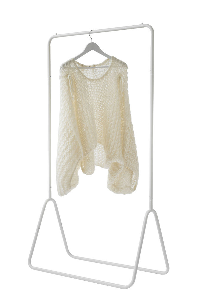 "Fyn" Metall-Kleiderstange + 3 "Sticky" Kleiderbügel 3 Compactor