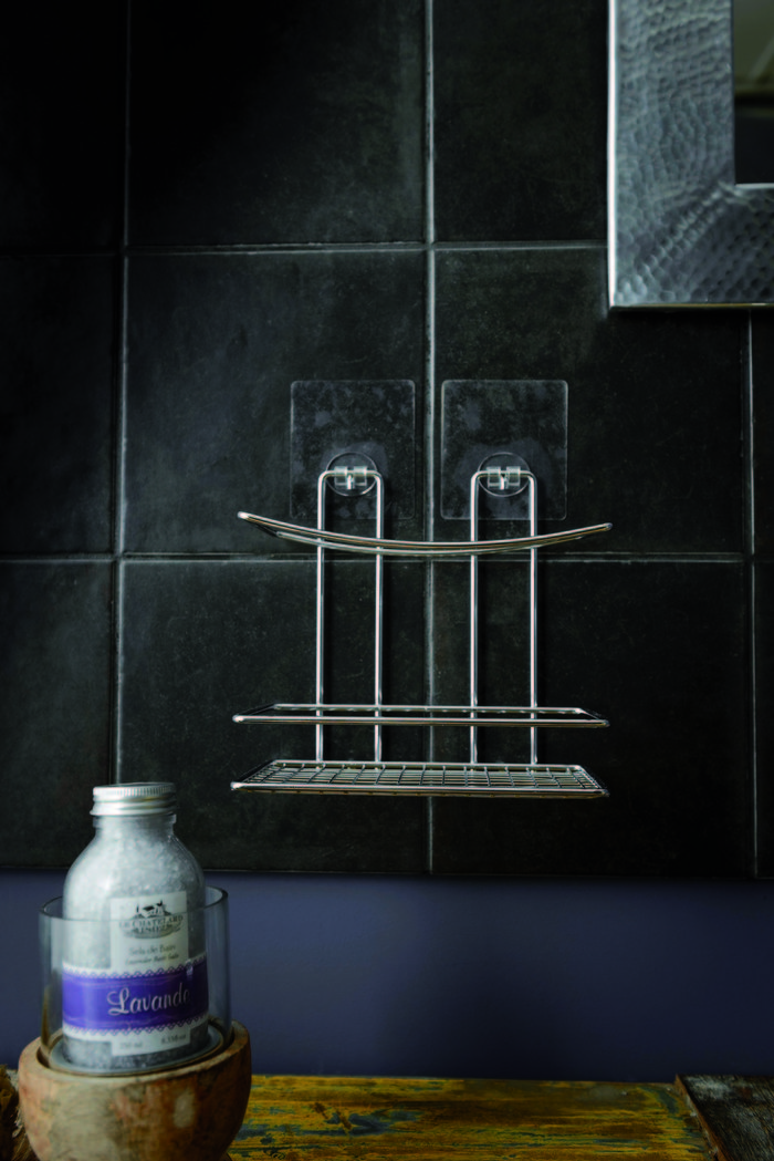 Bestlock Magic Dusch-Regal/Dusch-Ablage für die Montage an der Wand 5 Compactor