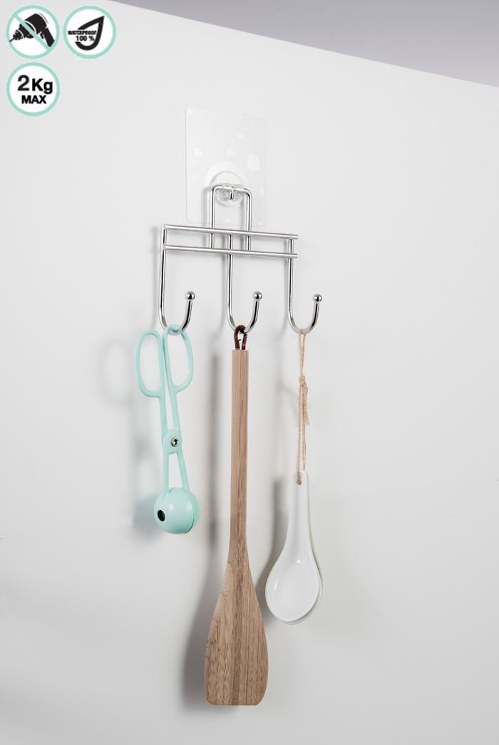 Bestlock Magic Dreifach-Haken für die Montage an der Wand 2 Compactor