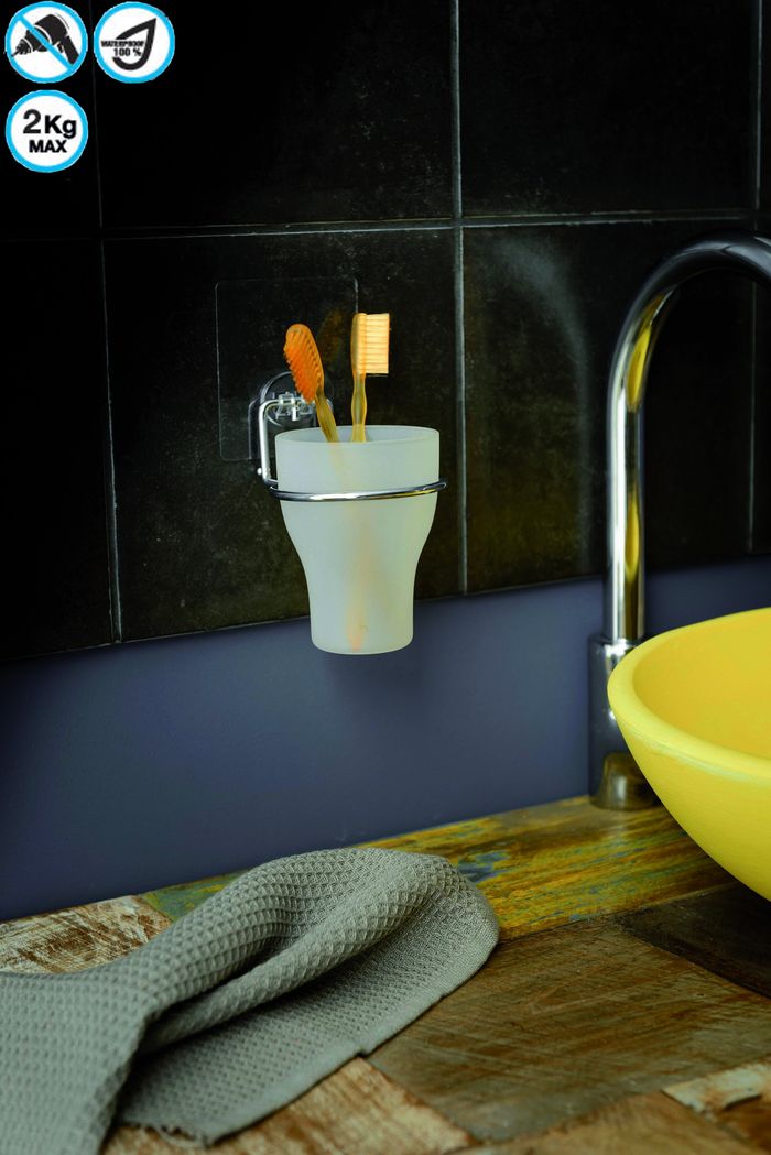 Bestlock Magic Halter für Zahnputzbecher zur Montage an der Wand  6 Compactor