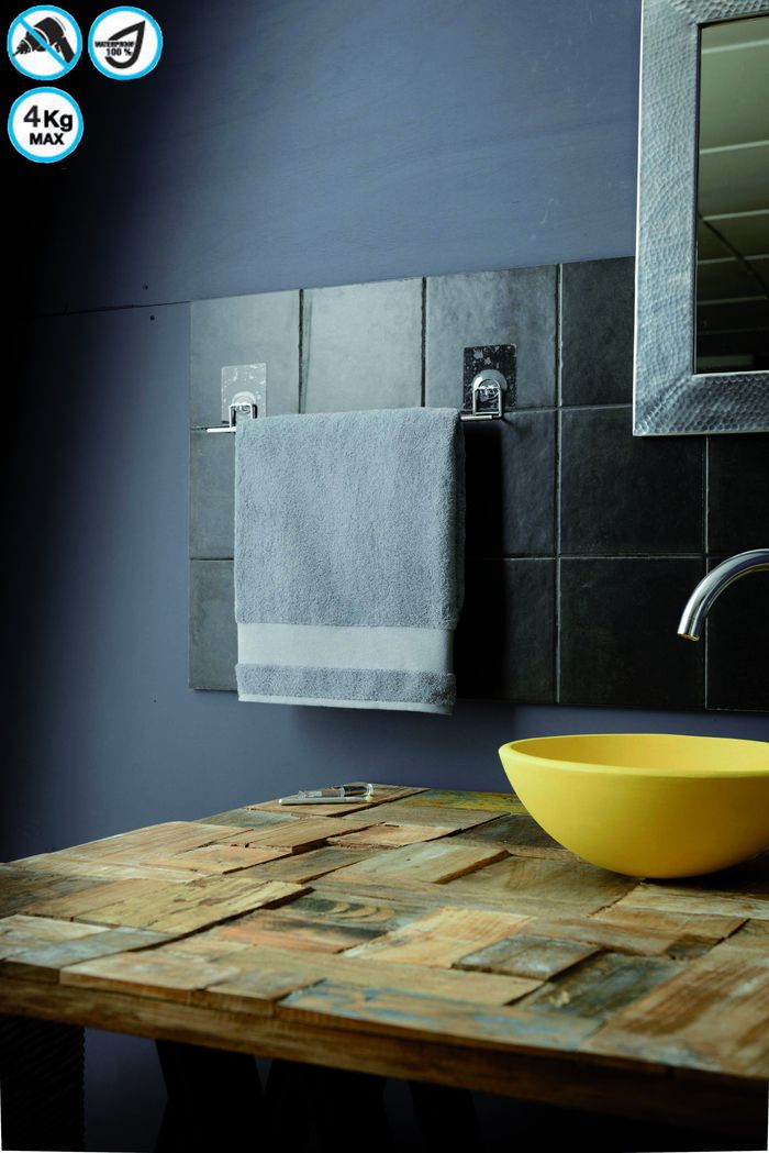 Bestlock Magic großer Handtuchhalter für die Montage an der Wand 5 Compactor