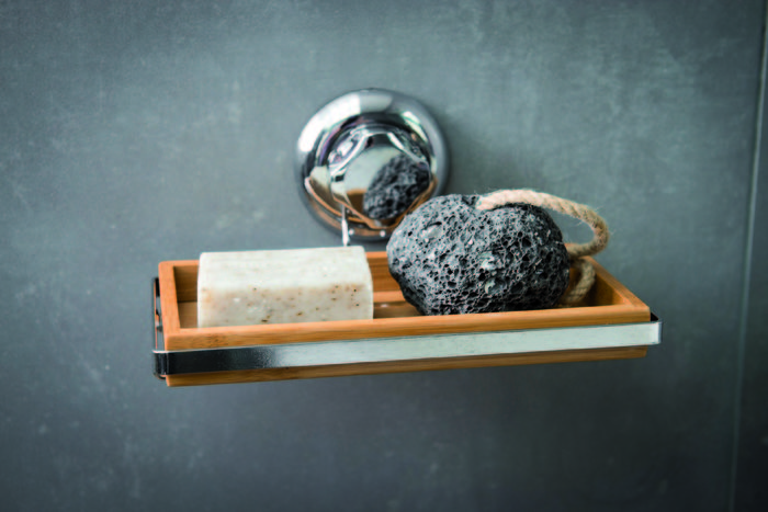 Bestlock Selbsthaftende Seifenschale - Bamboo 6 Compactor