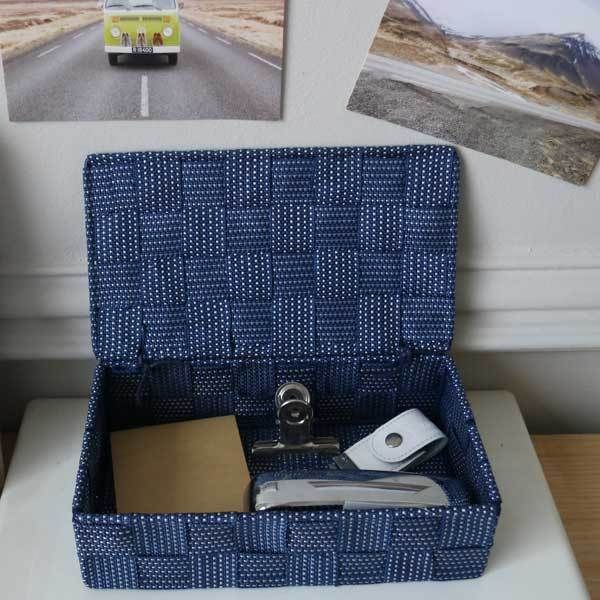 "Toronto" Kleine Aufbewahrungsbox - Blau 7 Compactor