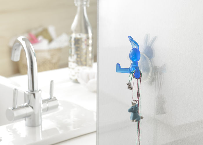 "Lustiges Kaninchen" Selbsthaftender Haken - Blau 2 Compactor