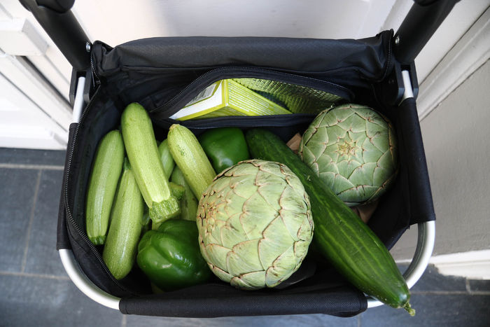 Brooklyn-Einkaufswagen mit Isothermen Fach 9 Compactor