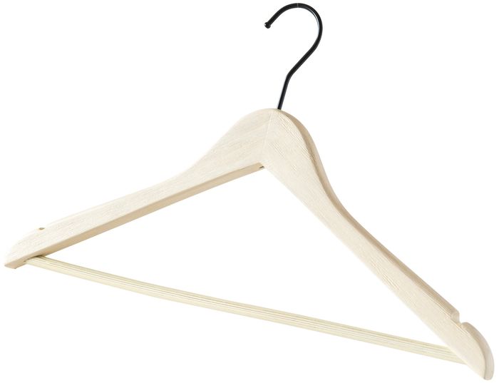 "Concale" gekerbte Kleiderbügel mit Stange 4 Compactor