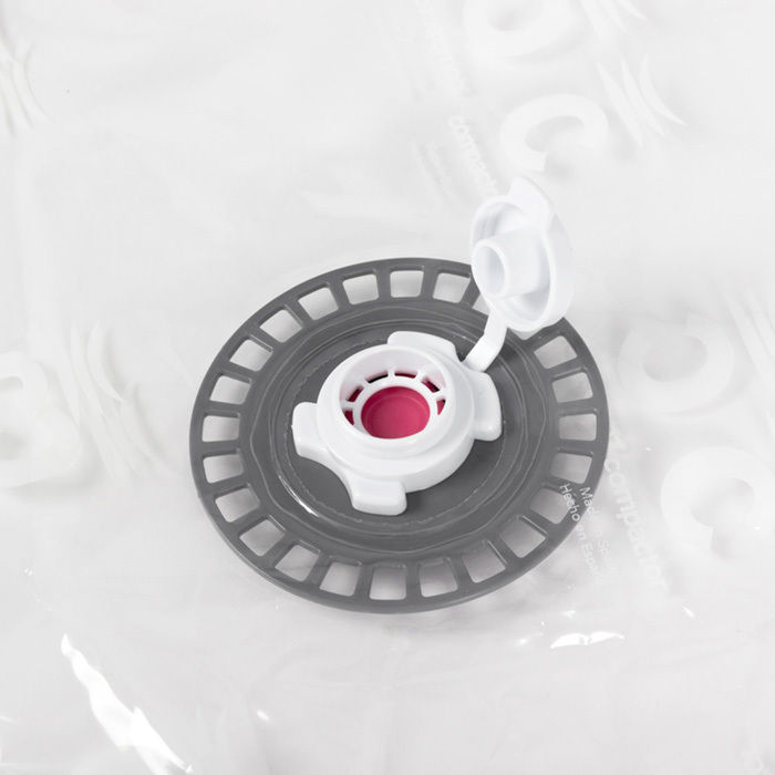 "Aspispace" Set aus 6 mittleren und großen platzsparenden Vakuum-Aufbewahrungsbeuteln - 3 mittlere u 6 Compactor