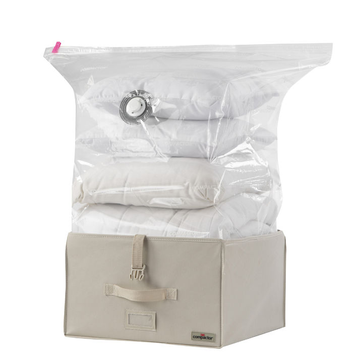 Set aus 10 Compactor 2.0 Vakuum Aufbewahrungs-Truhen 2 Compactor