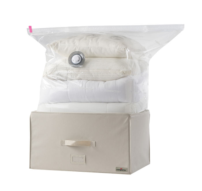 Set mit 5 Compactor 2.0 Vakuum Aufbewahrungs-Truhen - XL 2 Compactor