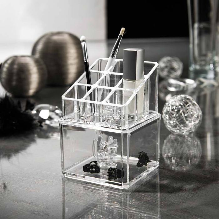 Set mit 5 Make-Up Organizern 4 Compactor