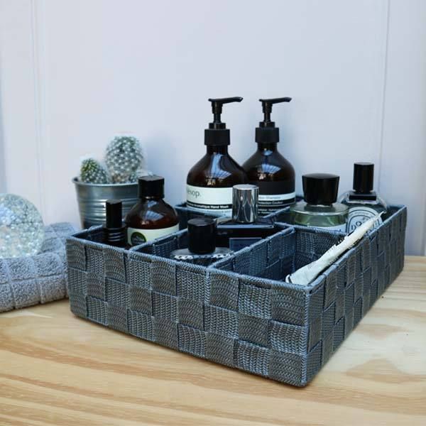 Schubladen-Organizer mit 5 Fächern - Dunkelgrau 2 Compactor