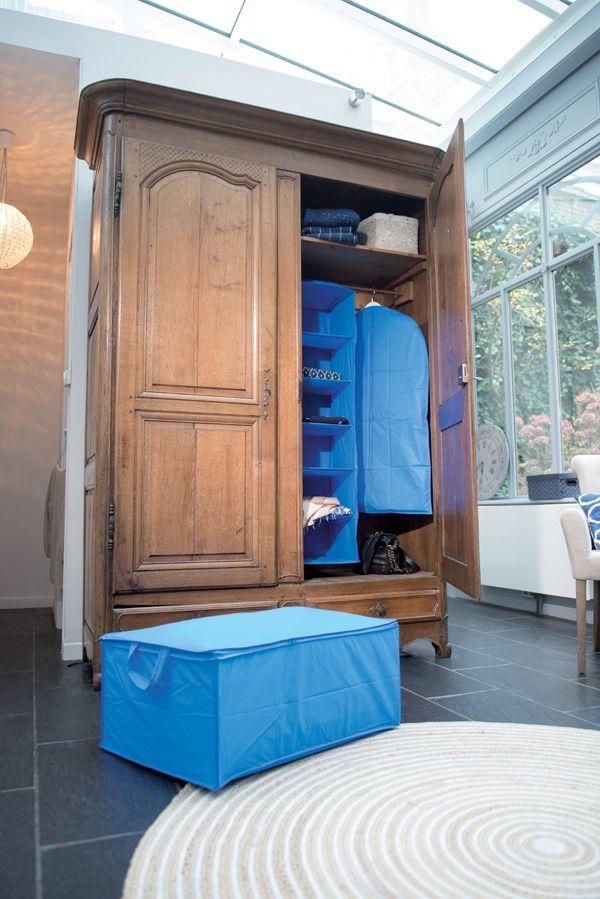 Kleider-Hülle - Blau 2 Compactor