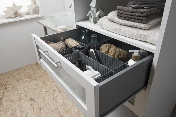 Separate Schubladenunterteilung - Grau 8 Compactor