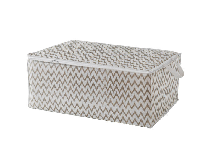 Ikat Beige Bettdecken-Aufbewahrungstasche 1 Compactor