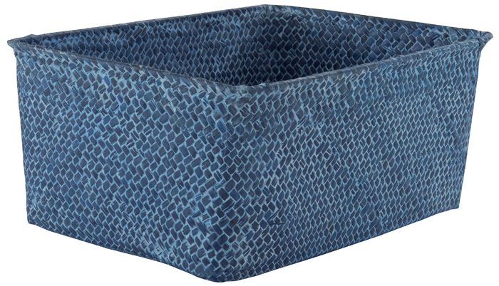 "Kito" Seegras-Ablagekorb - Denim Blau 1 Compactor