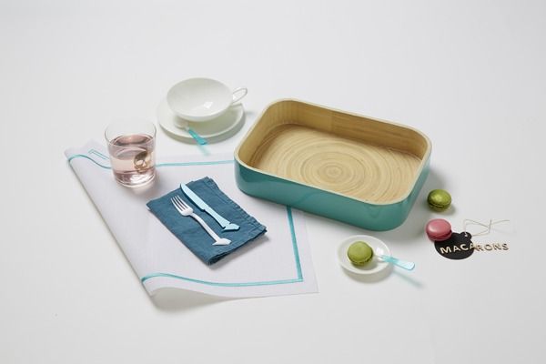 Bambustablett - Aquamarin 5 Compactor