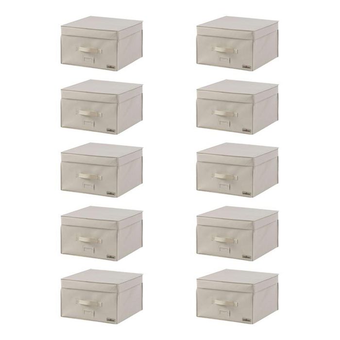 Set aus 10 Compactor 2.0 Vakuum Aufbewahrungs-Truhen 1 Compactor