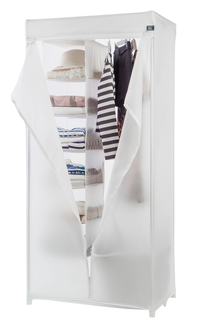 Milky Metallrahmen Kleiderschrank 1 Compactor