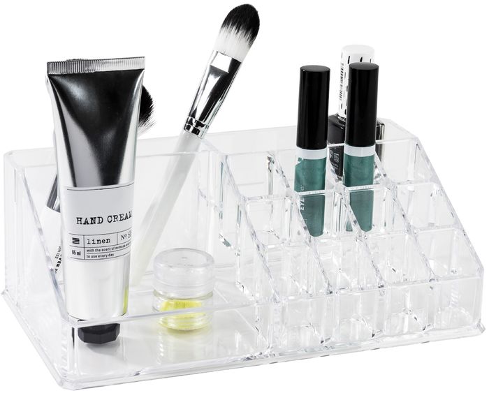 Multi-Abteil Make-up Organizer - Transparent 3 Compactor