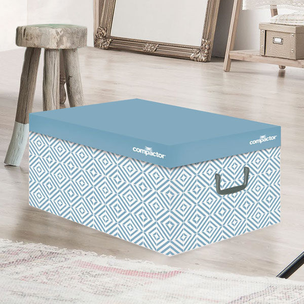 "Nordic" Karton-Aufbewahrungsbox - Blau 2 Compactor