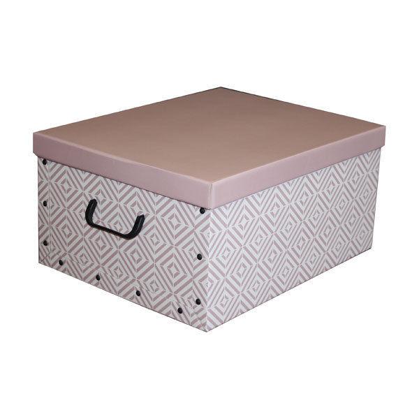 "Nordic" Karton Aufbewahrungsbox - Pink 1 Compactor