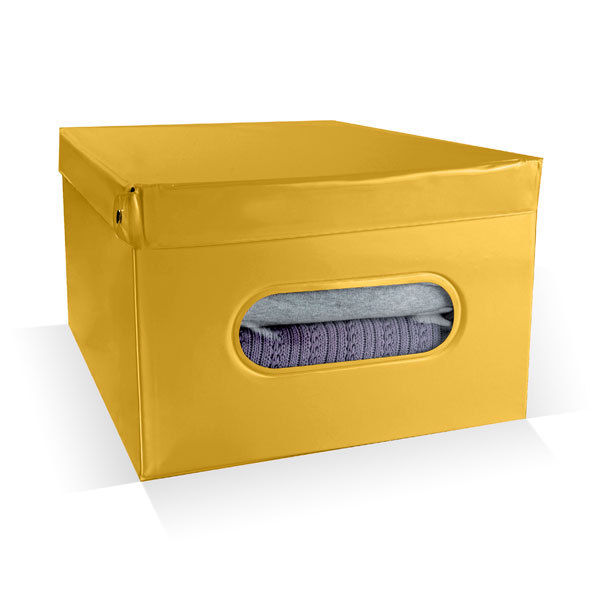 "Nordic" PVC Aufbewahrungsbox - Gelb 1 Compactor