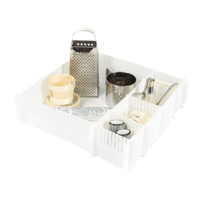 Separate Schubladenunterteilung - Weiß 7 Compactor