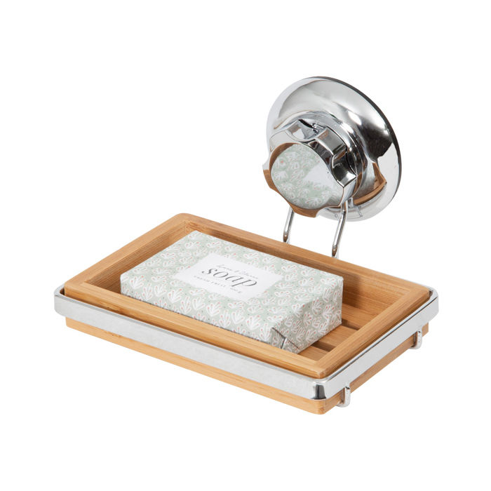 Bestlock Selbsthaftende Seifenschale - Bamboo 4 Compactor