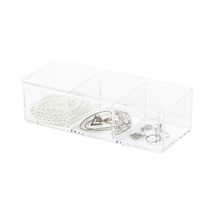 Schmuck und Make-up Organizer - Transparent 3 Compactor
