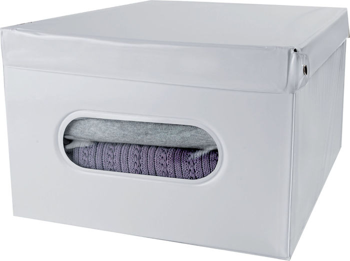 "Smart" PVC Aufbewahrungsbox - Weiß L 1 Compactor