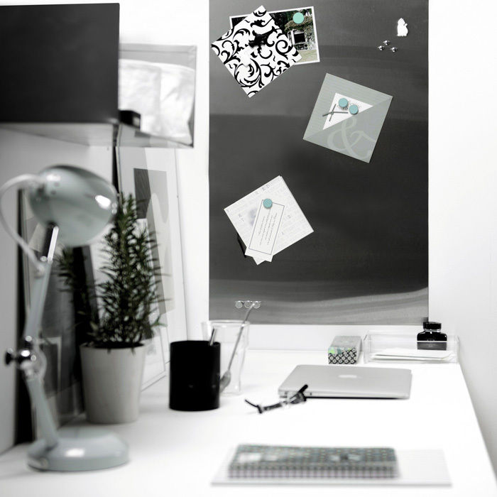 Magnetischer Edelstahl Küchen Spritzschutz und Memoboard - Groß 4 Compactor