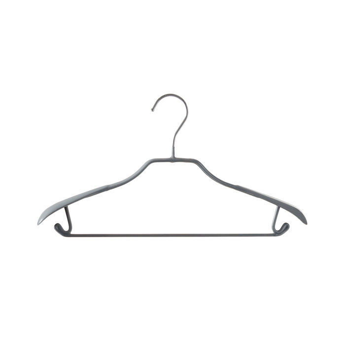 "Sticky" Rutschfester Gebogener Kleiderbügel mit Stange 2 Compactor