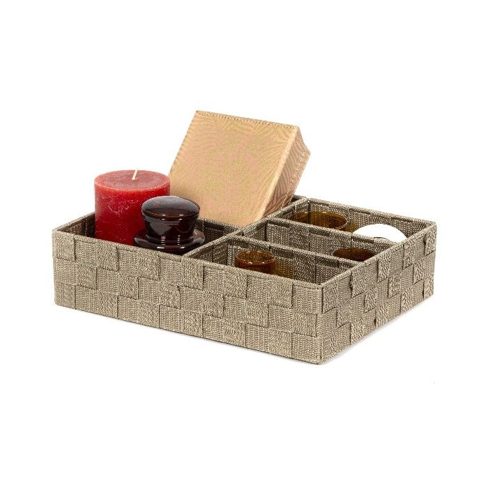 "Stan" Schubladen-Organizer mit 5 Fächern - Taupe 4 Compactor